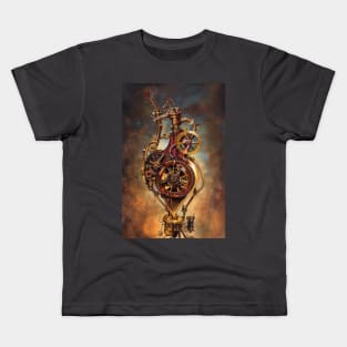 Steampunk mechanical heart Kids T-Shirt